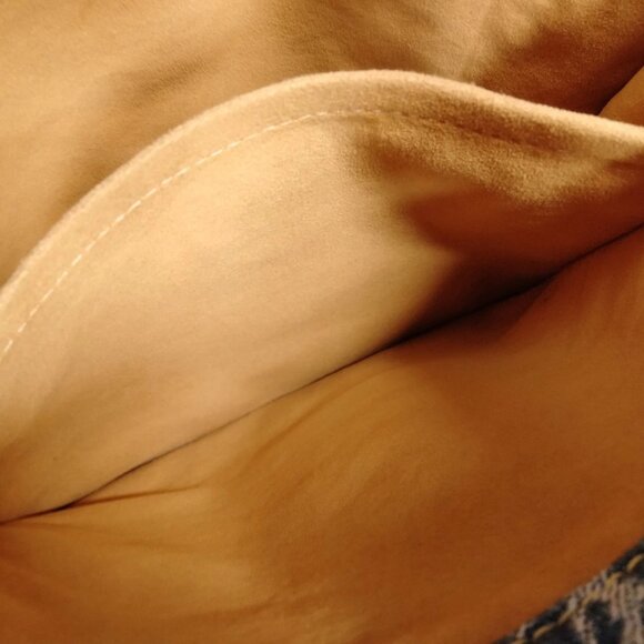 Authentic Louis Vuitton Flat Shopper Blue Monogram Denim Tote Bag mn1293-121225 - Picture 11 of 16